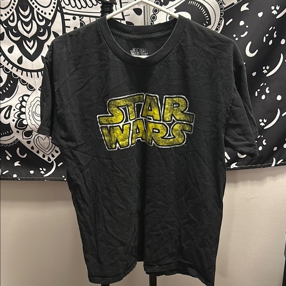 Black and Yellow Star Wars Short Sleeve Tee - Picture 1 of 3